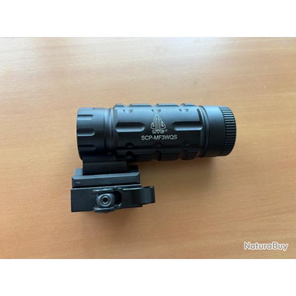Magnifier UTG  3X Flip Up SCP-MF3WQS - 1 sans prix de rserve !!