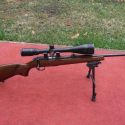 CARABINE CZ 455 STANDARD 22LR AVEC LUNETTE ET BIPIED