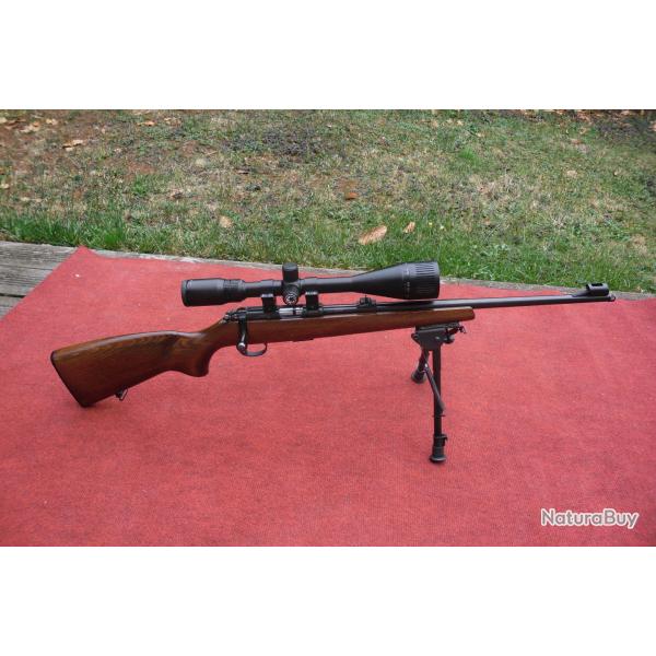 CARABINE CZ 455 STANDARD 22LR AVEC LUNETTE ET BIPIED
