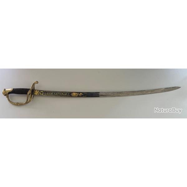 Sabre d'officier de la Garde Nationale en l'tat - 1 sans prix de rserve !!