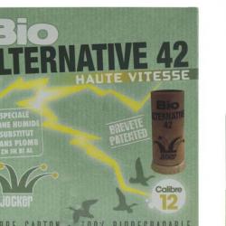 CARTOUCHES JOCKER BIO ALTERNATIVE 42 SOFT CALIBRE 12/70 28g BJ bio n°6plp x25