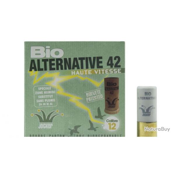 CARTOUCHES JOCKER BIO ALTERNATIVE 42 SOFT CALIBRE 12/70 28g BJ bio n6plp x25