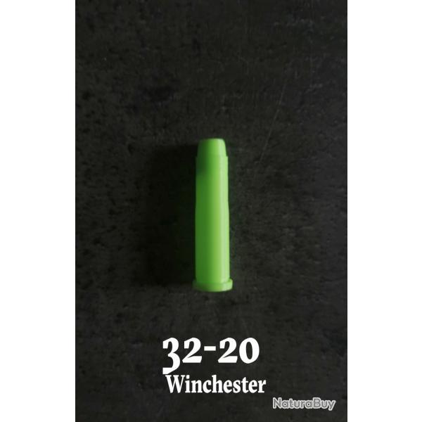 Lot de 6 Douilles Amortisseur, tir  sec 32-20 Winchester