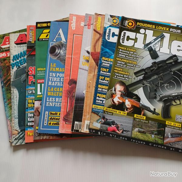 Revues CIBLES, ACTION (10 numros)