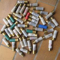 LOT DE BALLES ET DE CHEVROTINES CAL 12
