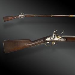 Fusil à silex des élèves des écoles Militaires, M. de VERSAILLES, modèle 1817.
