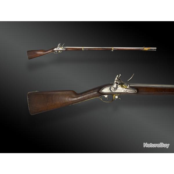 Fusil  silex des lves des coles Militaires, M. de VERSAILLES, modle 1817.