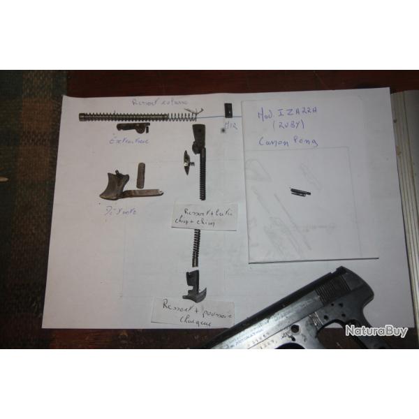 LOTS DE PIECES RUBY IZARRA 7.65