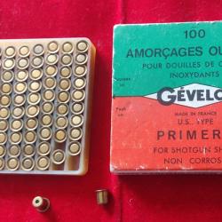 Boite de 100 Amorces Gevelot Calibre 12