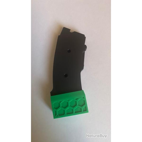 Talon de chargeur CZ455 CZ457 modle TCZ-Hexa (base pad) vert