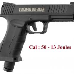 Pistolet de défense Concorde Défender CD50 -   Cal 50 - 13 Joules