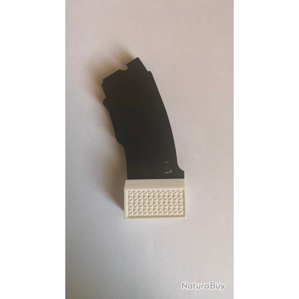 Talon de chargeur CZ455 CZ457 Modle TCZ-TriFull (base pad) Blanc