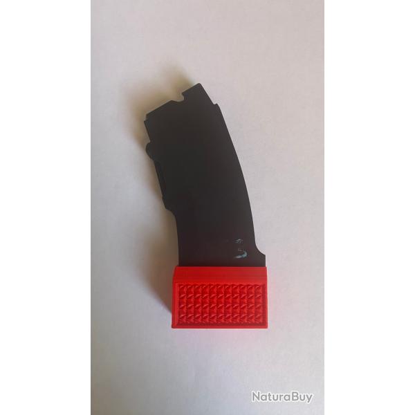 Talon de chargeur CZ455 CZ457 Modle TCZ-TriFull (base pad) Rouge