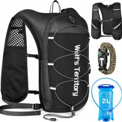 Gilet de course, pour homme et femme, ultra léger, respirant et réglable, avec bandes réfléchissante