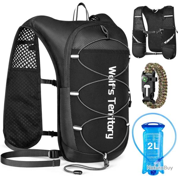 ZUETK Gilet lesté, 2,7 kg/3,6 kg/5,4 kg/7,3 kg/9,1 kg/11,3 kg/13,6 kg avec bande réfléchissante, gilet lesté pour homme et femme, équipement d'entraînement pour la musculation, la course, le jogging
