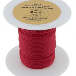 BCY - Corde à D-LOOP JAUNE FLUO