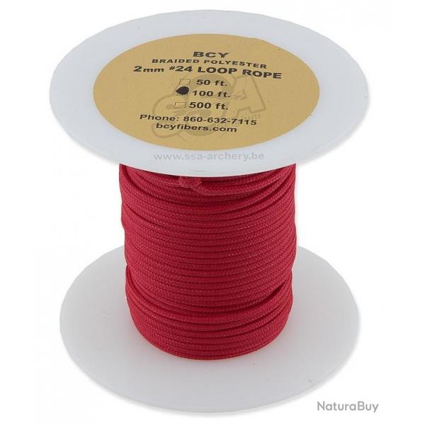 BCY - Corde  D-LOOP JAUNE FLUO