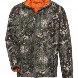 Veste polaire réversible greenSphere Signal Couleur Camo vert orange