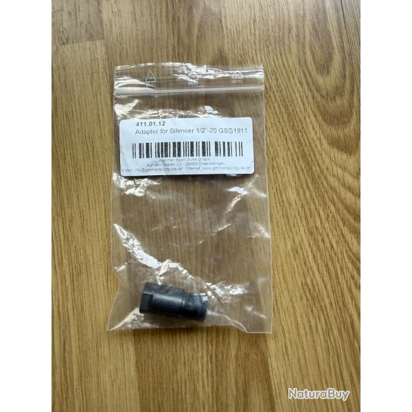 adaptateur silencieux 1/2-20 m9x75