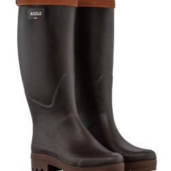 BOTTES CHAMBORD SIGNATURE DOUBLURE CUIR - AIGLE TAILLE 46