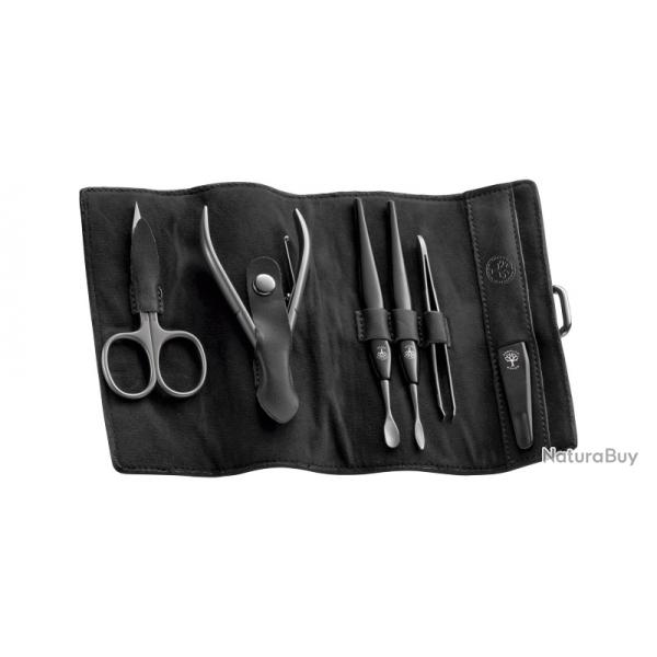 Boker Hygine et Beaut  - Set de Manucure compact (6 pices) - Etui Cuir
