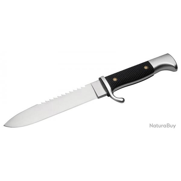 Bker History German Scout Knife - Lame 140mm - Manche Acier/POM