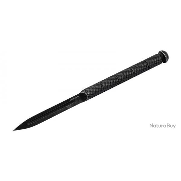 Bker History Sleeve Dagger - Lame 89mm - Manche Acier - Etui cuir