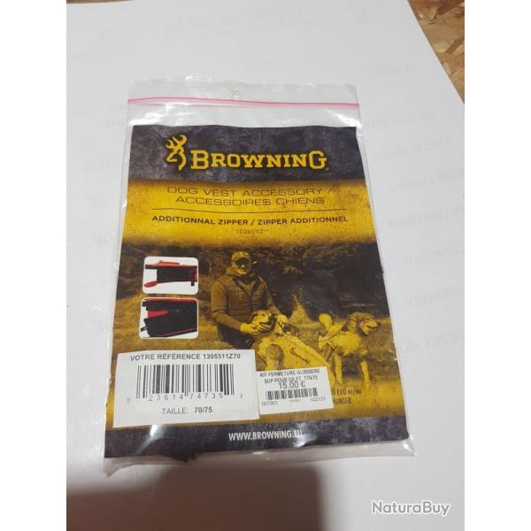 kit fermeture additionnel zip t.70/75