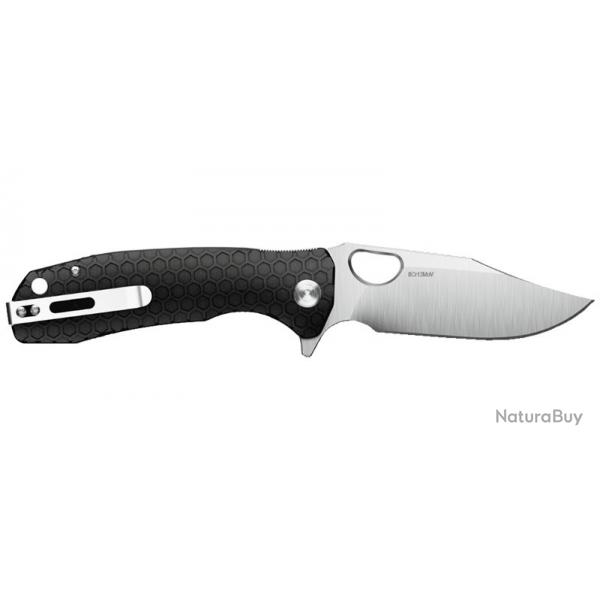 Honey Badger Flipper Large Black - Lame 92mm - Manche FRN - Clip rversible