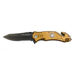 Böker Magnum Army Rescue - Lame 86mm - Manche Aluminium - Clip