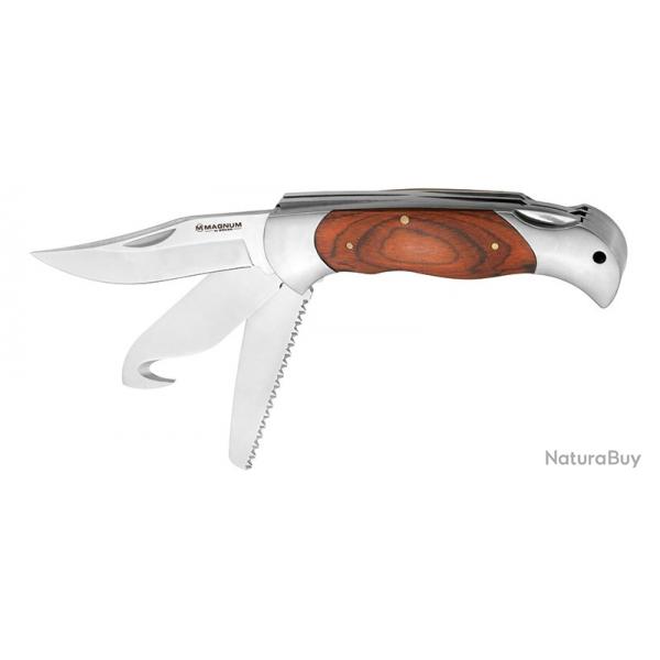 Bker Magnum Couteau Classic Hunter - Lame 90mm - Manche lamell coll
