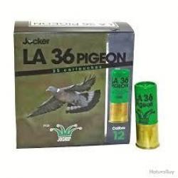 CARTOUCHE JOCKER LA 36 PIGEON 36g calibre 12/70 BJ n°6 x25