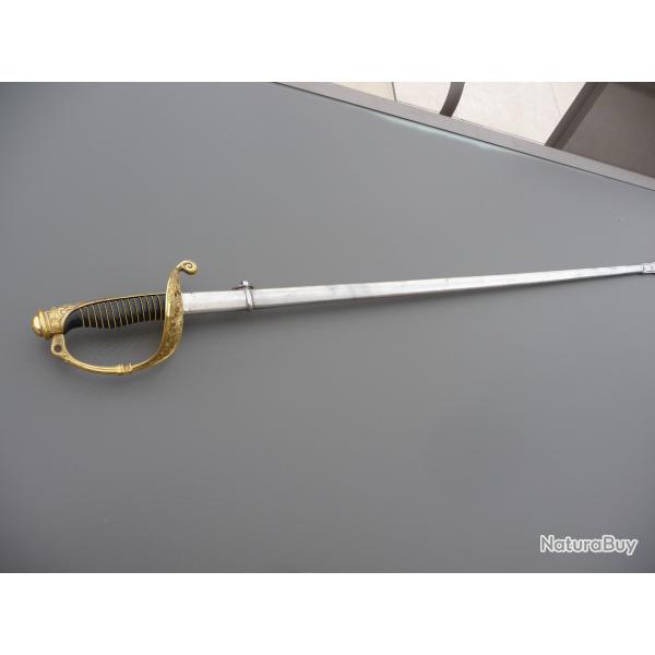 Sabre fantaisie d'adjudant 1845 modifi 1883