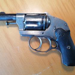 RARE REVOLVER DD OURY HAMMERLESS 8MM 92 CAT D