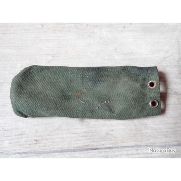 Pochette pour couteau rglementaire suisse des annes 1950 (plaquettes marrons)
