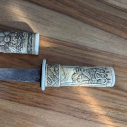 très beau SABRE JAPON TANTO WAKISASHI XIX EM