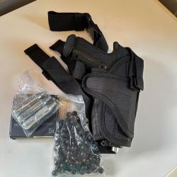 Pistolet LTL Alfa 1.5 cal 50 16 joules Co2 Avec Extras. Tres bon etat.