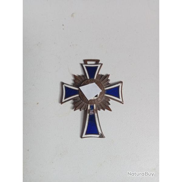 croix mere en bronze maill 1938