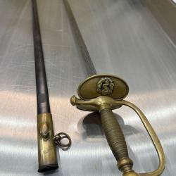 &Eacute;P&Eacute;E D'OFFICIER SUBALTERNE DU SERVICE DE SANT&Eacute;, mod&egrave;le 1872, Troisi&egrave;me R&eacute;publique