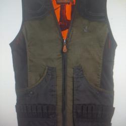 Gilet de chasse savane réversible Ghost camo percussion
