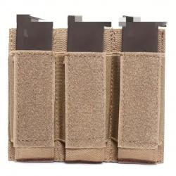 Porte chargeur triple tactique - Beige/TAN - Pour arme de poing