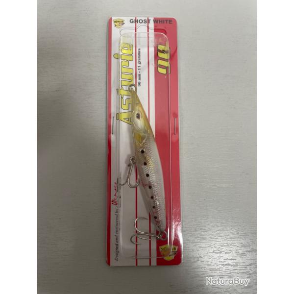!! Ope -45%!! LEURRE XORUS ASTURIE 90 11gr col GHOST White