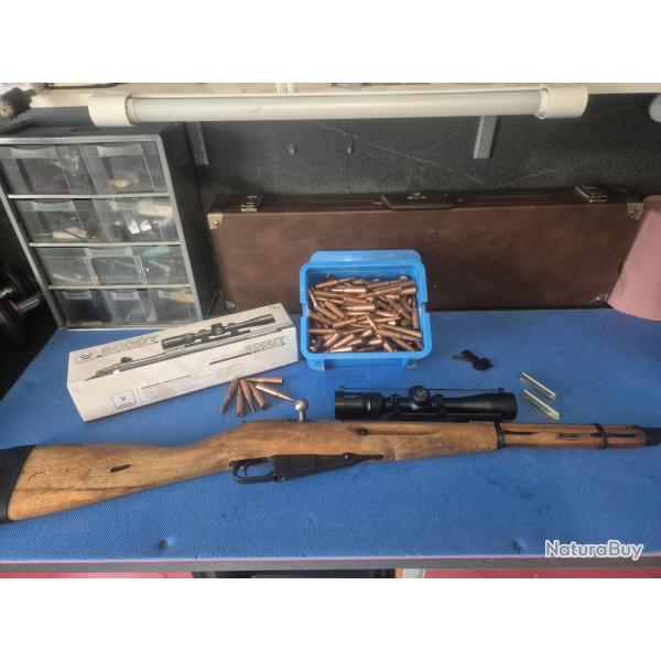 MOSIN NAGANT M38, Cal 7.62x54R, Izhevsk 1942,
