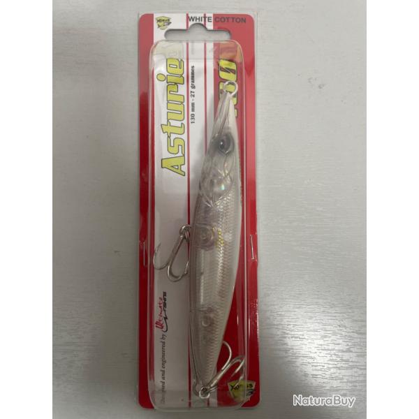 !! Ope -45%!! LEURRE XORUS ASTURIE 130 27gr col White cotton