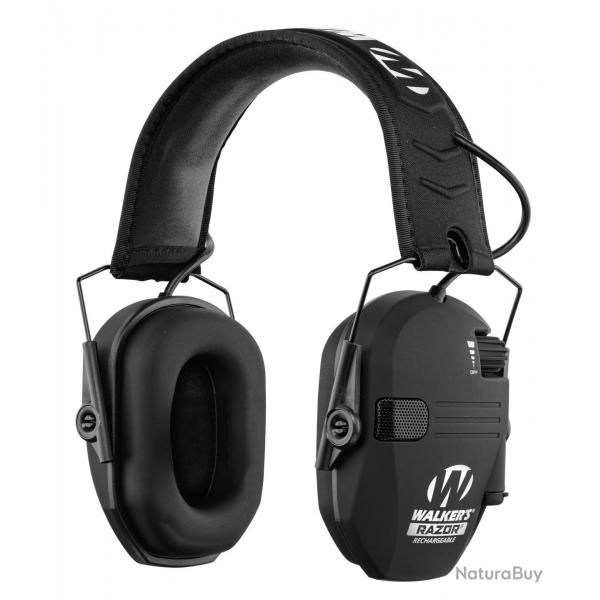Casque antibruit actif amplifi rechargeable Walker Razor,