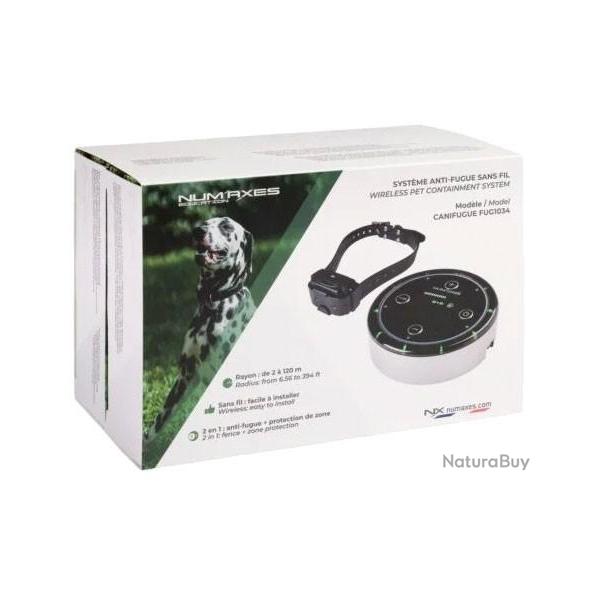 NUM'AXES - Systme anti-fugue sans fil CANIFUGUE FUG1034 (Borne sans fil + collier) Num'Axes Canifug
