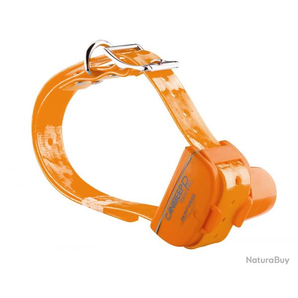Collier de reprage sonore NUM'AXES Canibeep Radio Pro Collier Radio Pro orange seul