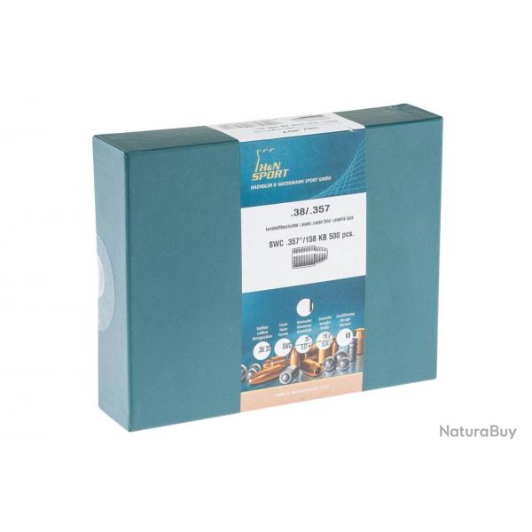 Ogives H&N - high speed - semiWad cutter cal .44 Rem Mag 240gr Semi Wad Cutter bte de 500