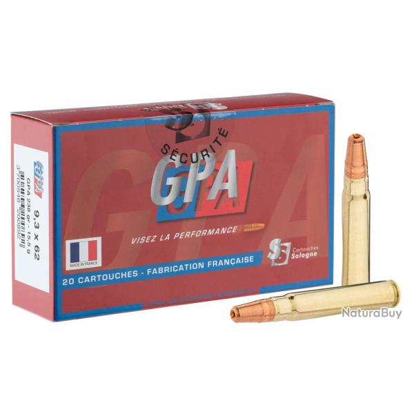 Sologne 9.3 x 62 Mag  balle GPA 179g