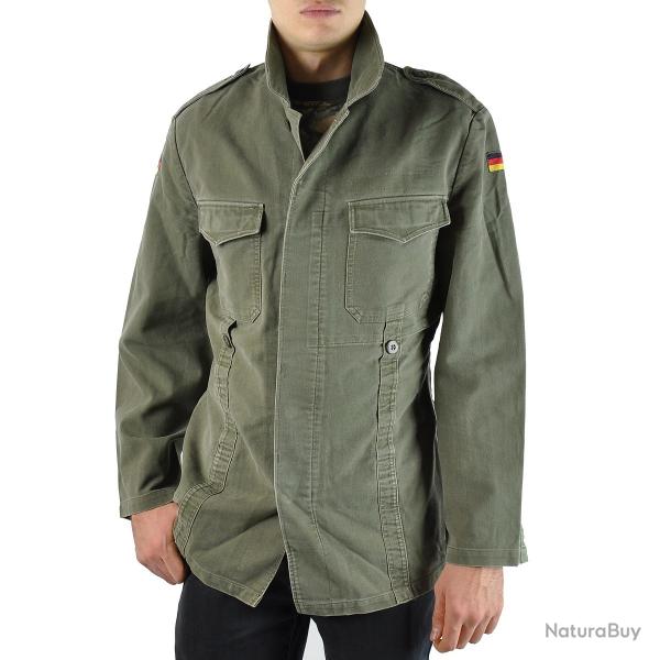 Veste Arme Allemande kaki tissu coton pais moleskine bundeswehr